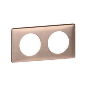 Plaque Céliane - Métal Copper - 2 postes|Legrand-LEG098874