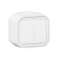 Commande double interrupteur ou poussoir Plexo complet saillie blanc