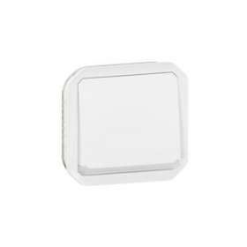 Poussoir NO-NF lumineux Plexo composable blanc|Legrand-LEG069616L