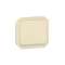 Poussoir NO-NF lumineux Plexo composable sable