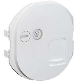 Ovalis - Enjoliveur seul prise RJ45 simple Blanc|Schneider Electric-SCHS260671