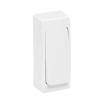 Poussoir version étroite Appareillage Saillie - blanc|Legrand-LEG097609