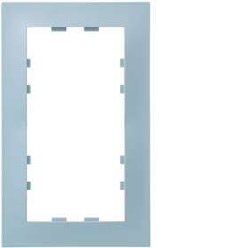 Kallysta pop plaque 2 postes verticale entraxe 57 coloris Opale|Hager-HAGWKN436