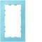 Kallysta pop plaque 2 postes verticale entraxe 57 coloris Lagon