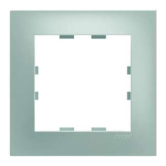 Kallysta pop plaque 1 poste coloris Opale|Hager-HAGWKN431