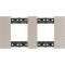 Plaque de finition Living Now Collection Les Sables 2x2 modules finition Optic