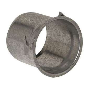 Manchette épaulement en tôle male D 124 mm, longeur 40 mm|Aldes-ALD11012250