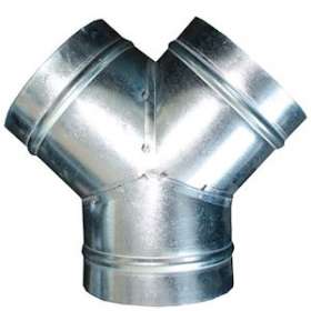 Dérivation (culotte) 45DEG en acier galvanisé, D 150 mm|S&P France ( Unelvent )-UNE890017