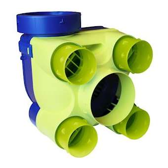 KIT VMC Hygro B réno, 6,2 WThC. Bouches cordelette et détection de présence.|S&P France ( Unelvent )-UNE604023