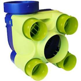KIT VMC Hygro B réno, 6,2 WThC. Bouches cordelette et détection de présence.|S&P France ( Unelvent )-UNE604023