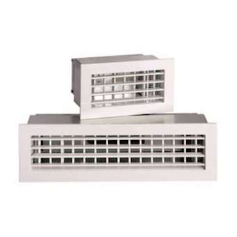 Grille de transfert sur porte T.One AC 181 F1 350x100mm blanche RAL9010 30%|Aldes-ALD35700234