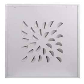 Mid NEXT-KLIN 600LW-diffuseur 600x600 buses blanc. petit volume plénum latéral|Atlantic clim ventil-ELG541849