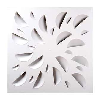 Next-klin 600 blanc - diffuseur souf.600x600 buses abs bl|Atlantic clim ventil-ELG537281