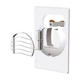 Br 15 - bouche platine WC autoréglable spécial rénovation 15 m3/h|Atlantic clim ventil-ELG525020