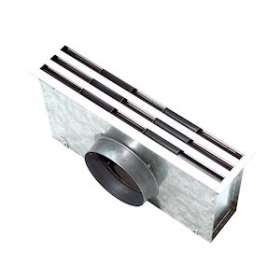 Dfa-3f 559b - diffuseur 3fentes blanc+plenum lg559|Atlantic clim ventil-ELG528282