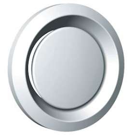 Bouche métallique réglable, 90 m3/h, obturateur réglable, manchette D 100 mm|S&P France ( Unelvent )-UNE850017