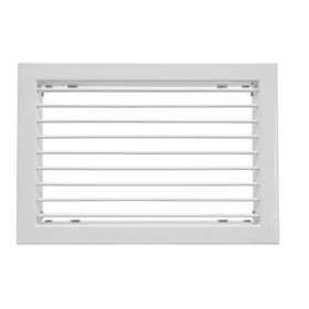 Grille de soufflage/reprise à ailettes orient. sple déflec, blanc, D 400x100 mm|S&P France ( Unelvent )-UNE851996