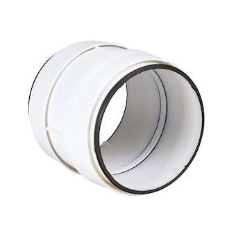 Rdc 125 j - raccord droit circulaire pvc diamètre 125 avec joint|Atlantic clim ventil-ELG460061