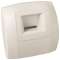 Bouche hygroréglable bain B23 Curve S 15-50 D80 mm - Blanc