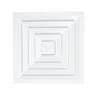 DC4D 300X300 - Diffuseur carré 4D 300X300 à noyau démontable - plaf.|Atlantic clim ventil-ELG529367