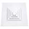 DC4D FP 450X450 - Diffuseur carré 4D 450X450 à noyau démontable - plaf.modulaire