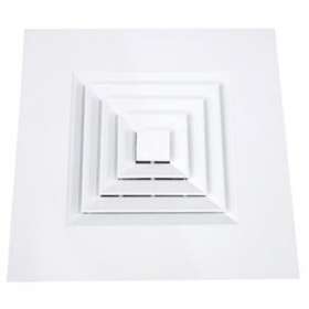 DC4D FP 450X450 - Diffuseur carré 4D 450X450 à noyau démontable - plaf.modulaire|Atlantic clim ventil-ELG529373