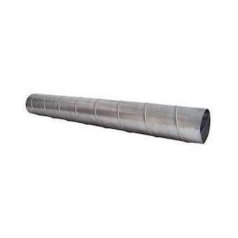 Conduit spiralé acier galvanisé, D 355 mm, longueur 1 m|S&P France ( Unelvent )-UNE907721
