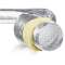 Gaine souple alu iso thermique 50 mm, classement M0/M1, D 125 mm, longueur 10 m