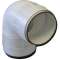 Coude 90DEG circulaire PVC rigide à joints d'étanchéité diamètre 100 mm, TUBPLA