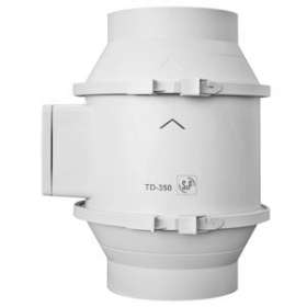 Ventilateur de conduit, 250/330 m3/h, 3 vitesses, moteur 60 Hz, D 125 mm|S&P France ( Unelvent )-UNE256555