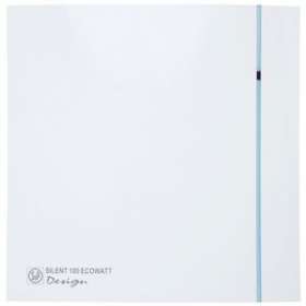 Aérateur design, 85 m3/h, façade blanche, moteur Ecowatt 230V, D 100 mm|S&P France ( Unelvent )-UNE403804