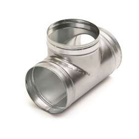 Té Equerre Galvanisé: TE 90DEG - Diamètre 200/160 mm|Aldes-ALD11093117