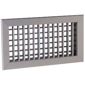 Grille double déflexion de soufflage en alu AC 102D fixation par clips 300x100|Aldes-ALD11050579