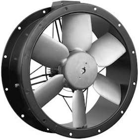 Ventilateur tubulaire aluminium, 10 940 m3/h, 6 pôles, D630 mm, Tri 400V,pales L|S&P France ( Unelvent )-UNE028637