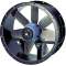 Ventilateur tubulaire aluminium, 38 500 m3/h, 4 pôles, D800 mm, Tri 400V,pales G