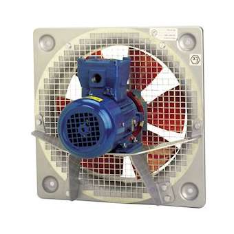 Ventilateur hélicoïde mural ATEX IIBT5, 8000 m3/h, tri 230/400V, D 450 mm|S&P France ( Unelvent )-UNE100575