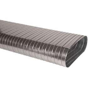 Conduit spiralés rigide oblong galvanisé CSRO de 3mètres - L425 x H130|Aldes-ALD11064444