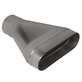 Réduction concentrique oblongue cylindrique RCOC - L 425 x H 130mm - D160|Aldes-ALD11066445