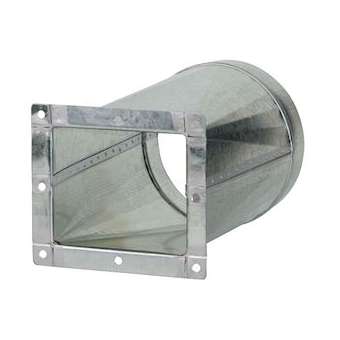 Bride rectangulaire/circulaire à monter au soufflage des CMB/T 120|S&P France ( Unelvent )-UNE976038