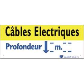 plaque alumetal 'cables electriques'|Catu-CATAM-64