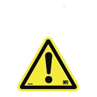 etiquette 'danger' 100mm|Catu-CATAT-51-1