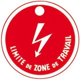 disque plast. 'limite zone de travail'|Catu-CATAP-621-3