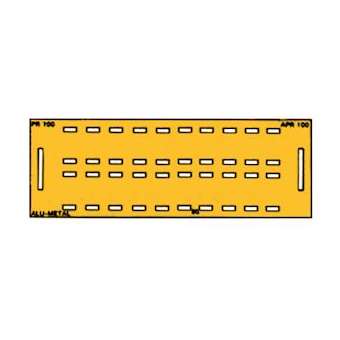 plaque alu iacm 2 rangees 10 caracteres|Catu-CATAPR-100