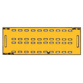 plaque alu iacm 2 rangees 10 caracteres|Catu-CATAPR-100