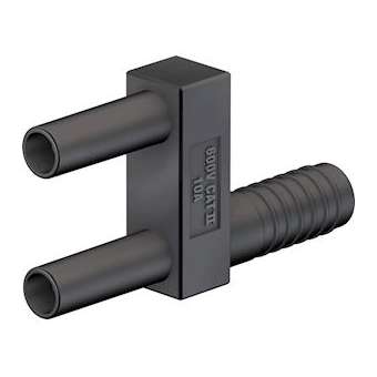 Shunt 2 mm isolé, en laition noir|Staubli-TTT65986621