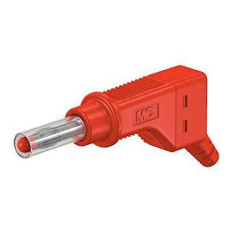 Fiche 4 mm à reprise arrière rouge|Staubli-TTT66932822