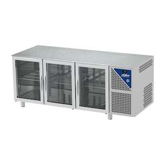 TABLE VITRÉE 430 X 325 PROF. 600 POSITIVE SANS GROUPE LOGÉ|Nosem-NOESN603SGSDV-2