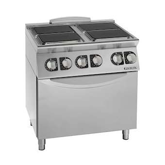 Fourneaux plaques électriques carrées, 4 feux, four électrique|Tecnox by giorik-TXGCE74QE