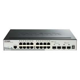SmartPro 16 ports 10/100/1000Mbps + 2 ports mini-GBIC + 2 ports SFP+|Dlink-DLKDGS151020E