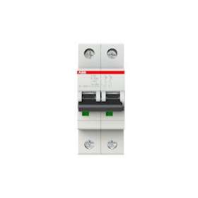 S200 Disjoncteur modulaire- 2P - 10A courbe K - 6000A/10kA (2 modules)-peignable|ABB-ABB352286